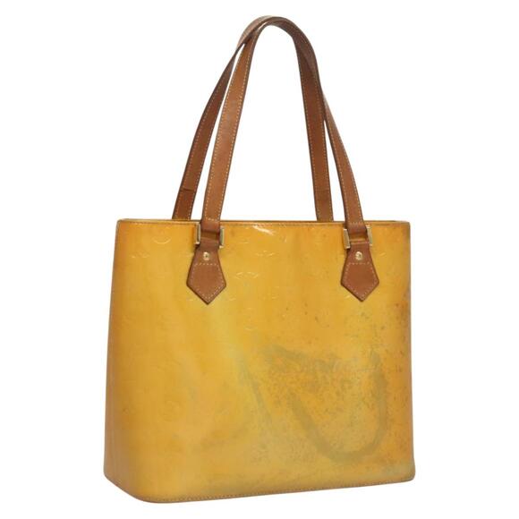 LOUIS VUITTON Monogram Vernis Houston Hand Bag Gris M91053 - Picture 1 of 13